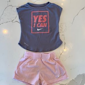 2T Girls Nike Short Set